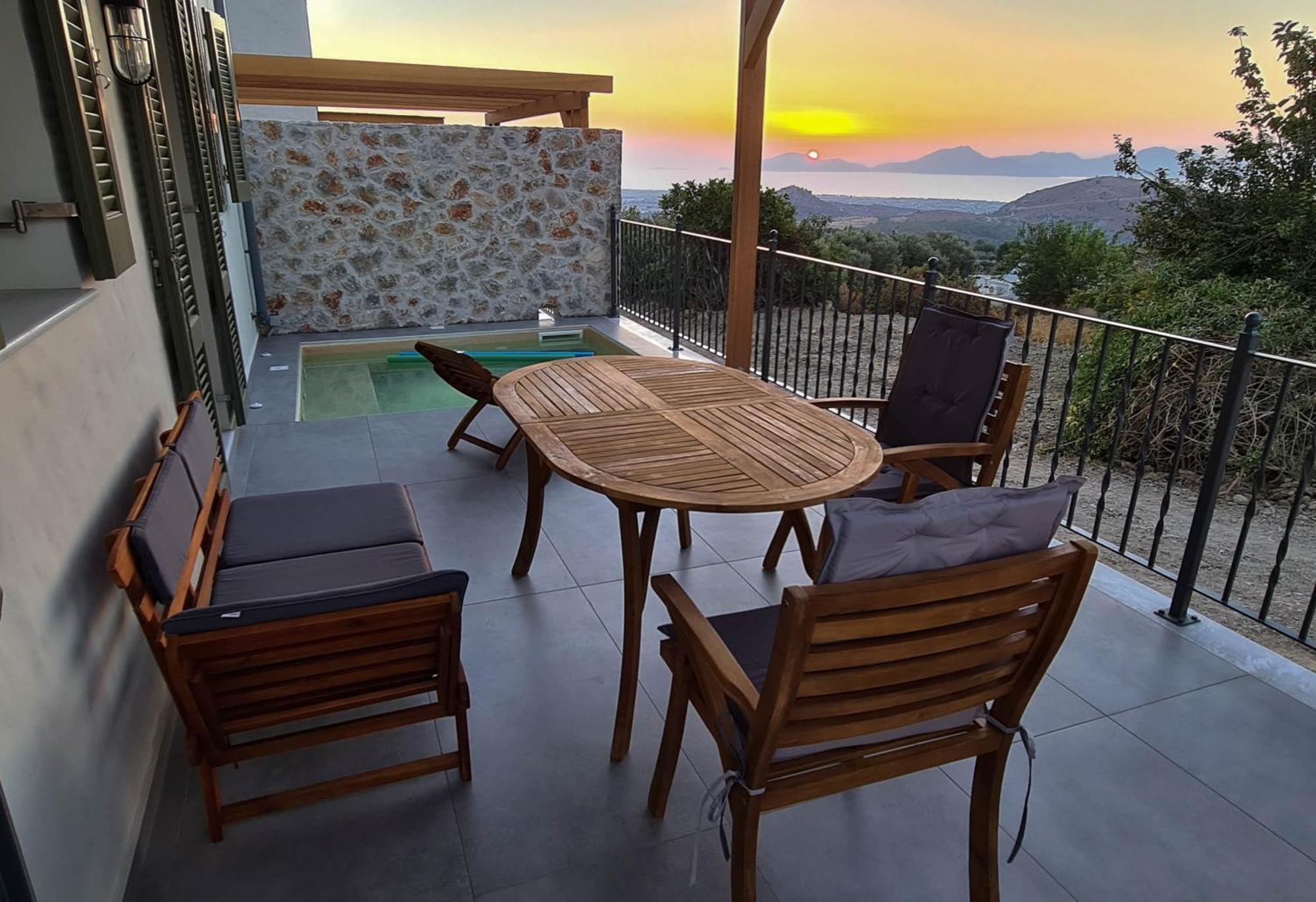 Villa Rosa - Luxury Villas With Panoramic Views Lagúdi Zía Kültér fotó