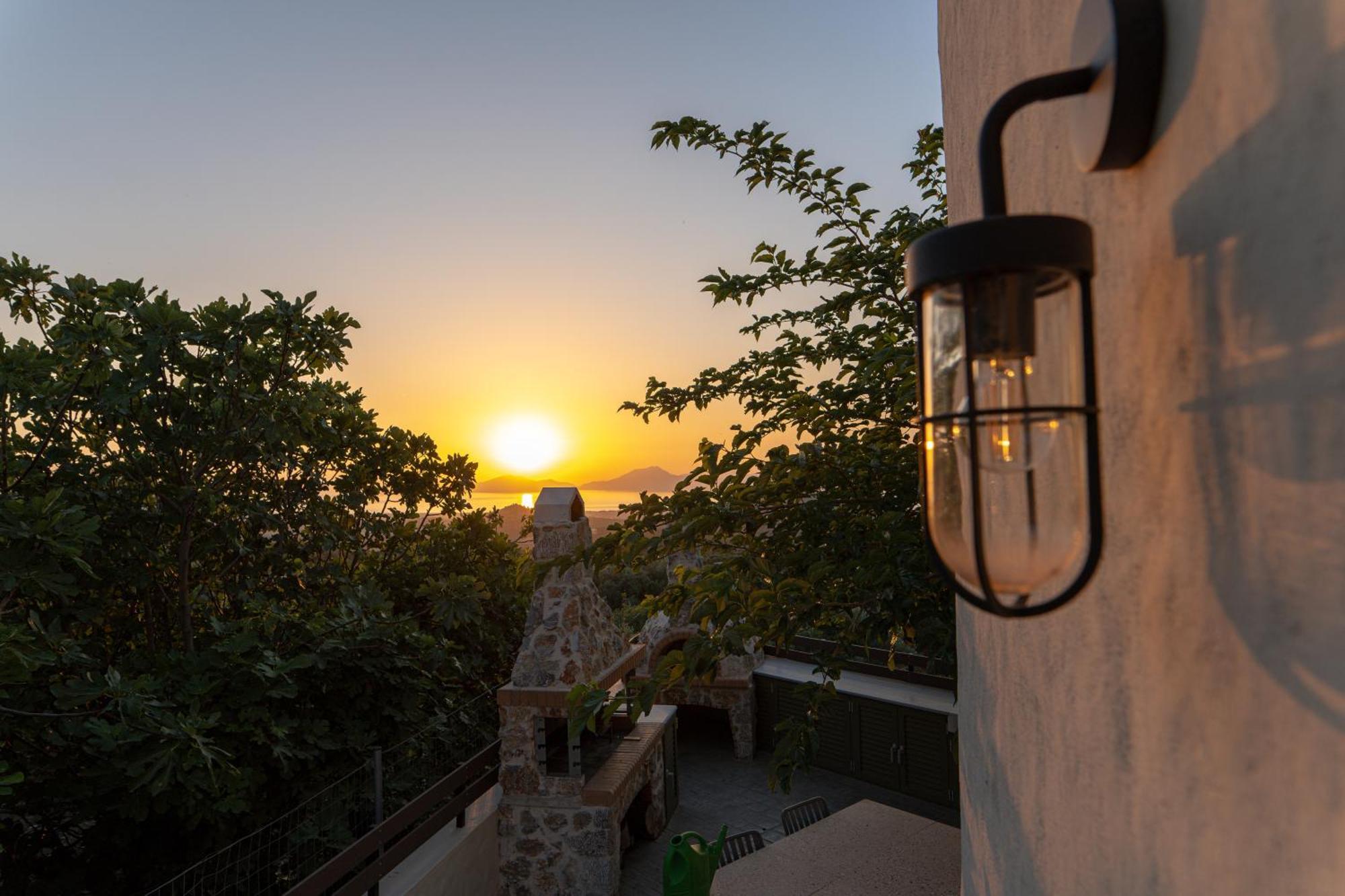Villa Rosa - Luxury Villas With Panoramic Views Lagúdi Zía Kültér fotó
