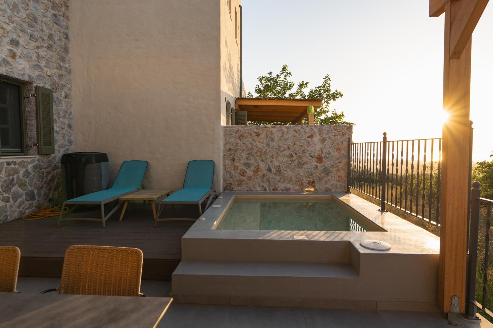 Villa Rosa - Luxury Villas With Panoramic Views Lagúdi Zía Kültér fotó
