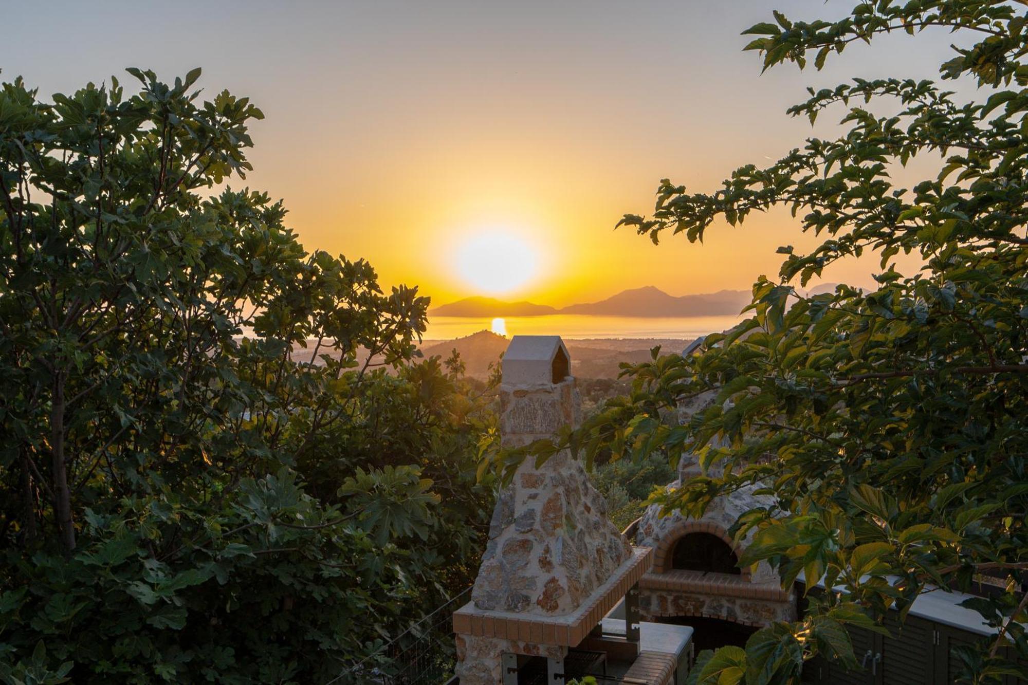 Villa Rosa - Luxury Villas With Panoramic Views Lagúdi Zía Kültér fotó