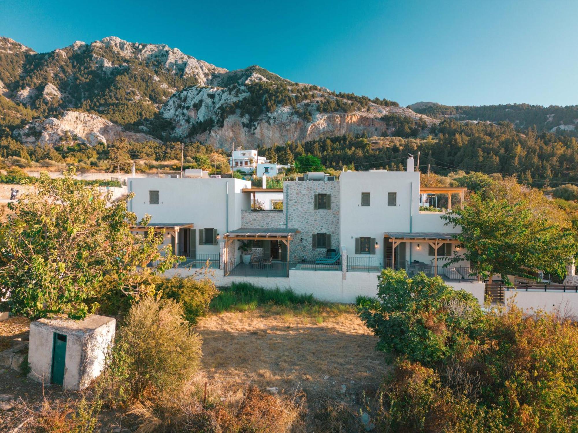 Villa Rosa - Luxury Villas With Panoramic Views Lagúdi Zía Kültér fotó